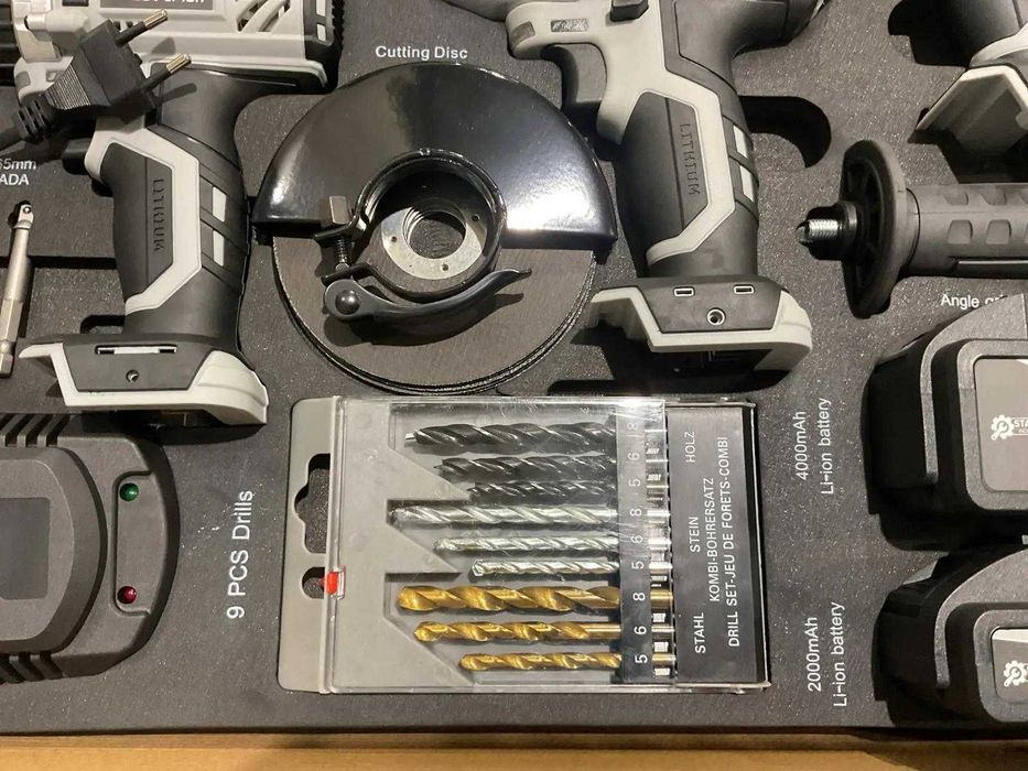 Zestaw elektronarzędzi akumulatorowych STAHLGRUPPE 20V – 4w1