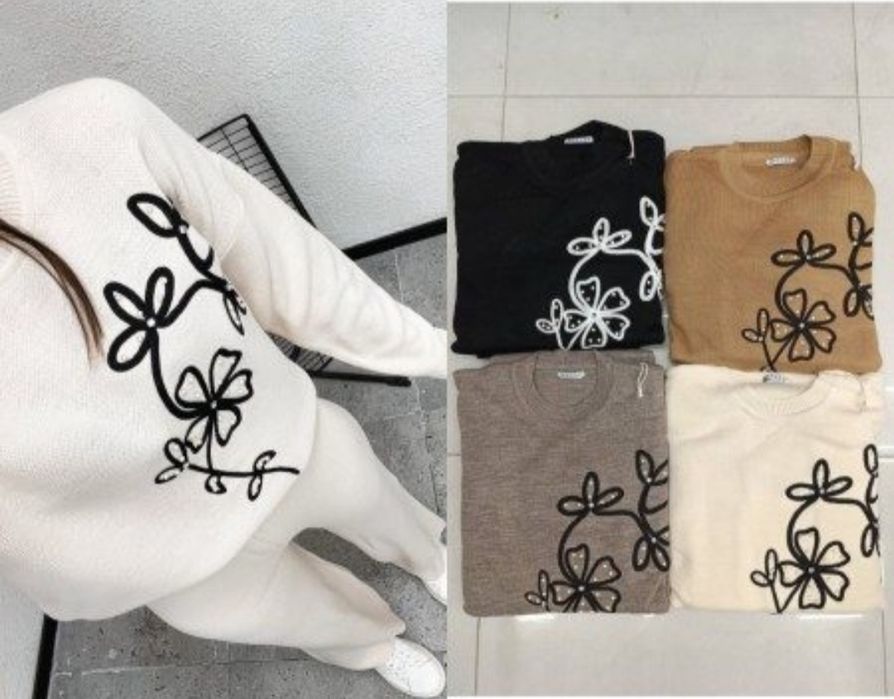 Komplety damskie dzianinowe