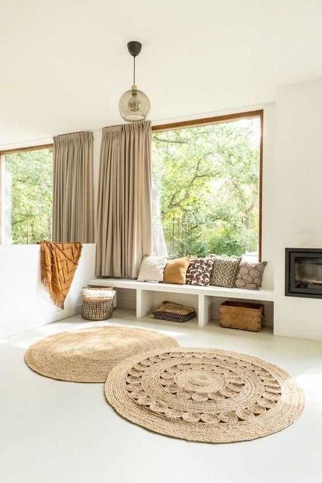 Ковер Italian Corsica еко I homme (натуральный) 1,50 х 1,50