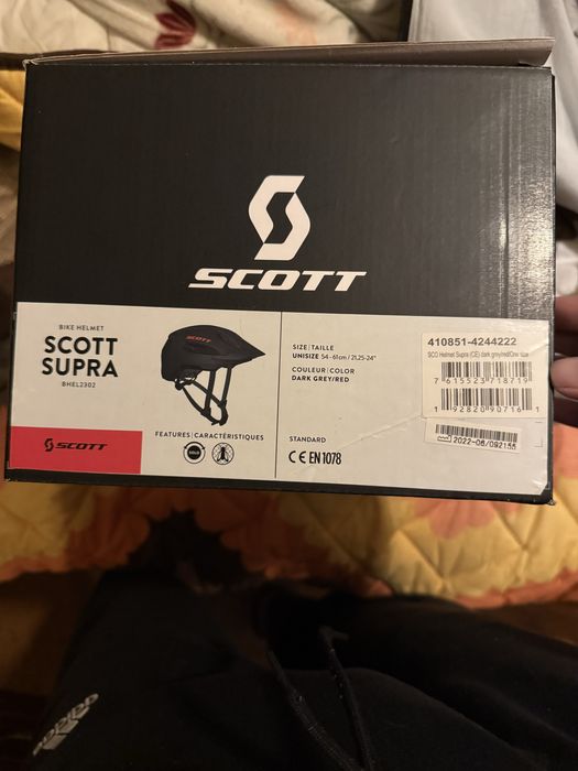 Capacete ciclismo scott supra