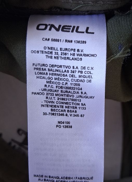 NOWA czapeczka z daszkiem O'neill khaki