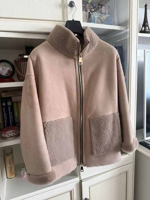 48-50 размер Женская новая натуральная дубленка. Италия