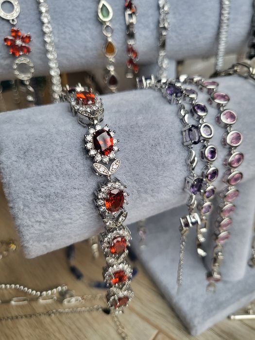 Piękna kobieca bransoletka 925