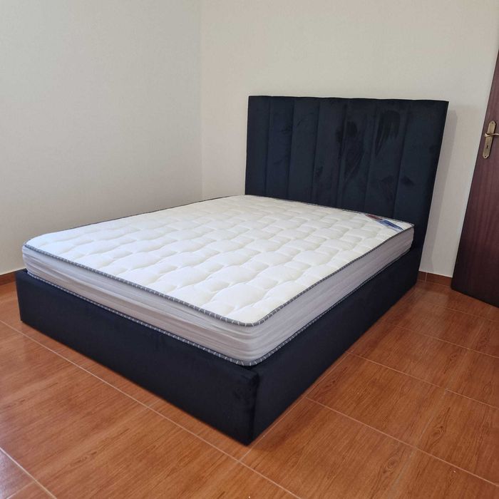 Camas De Casal Estofadas ALTA GAMA - MODELO GOMOS - Top de Gama 190x140m Estrado Incluído!!