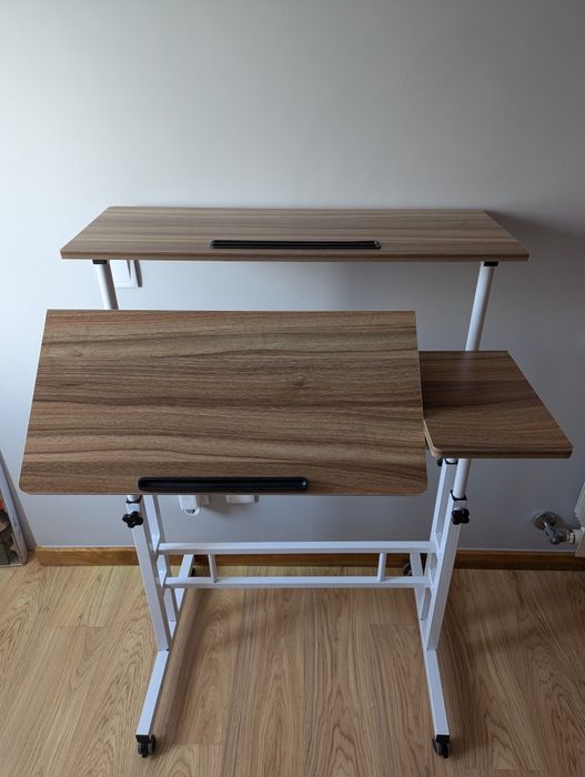 Mesa secretária ajustável L80cm x P60cm