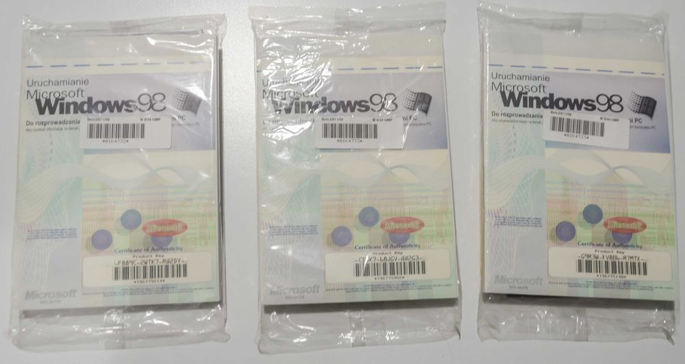 System operacyjny Microsoft Windows 98 pierwsze wydanie nowy