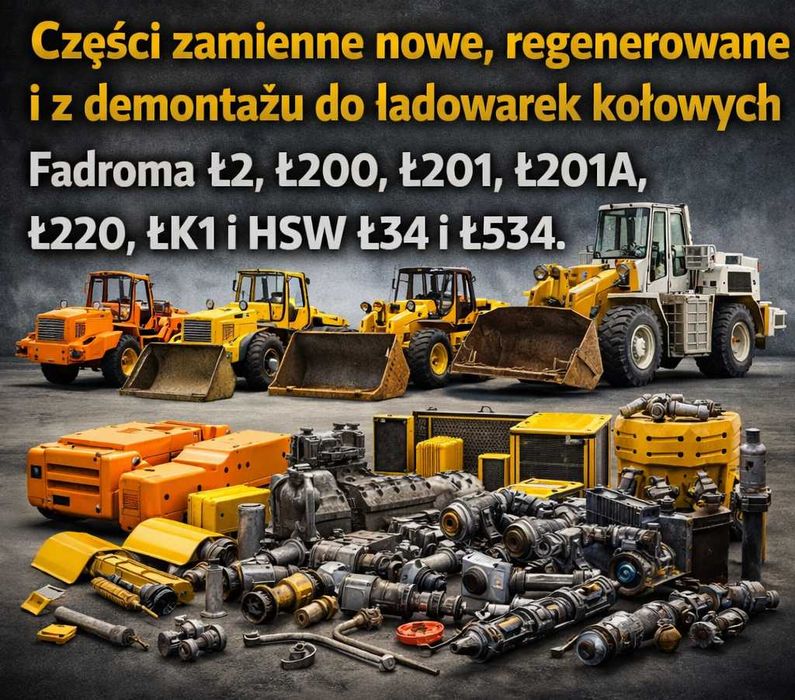 Siłownik skrętu ładowarka Fadroma Ł200 Ł201 Ł34