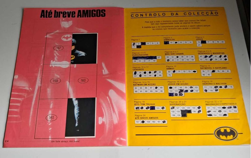 Caderneta: BATMAN de 1989