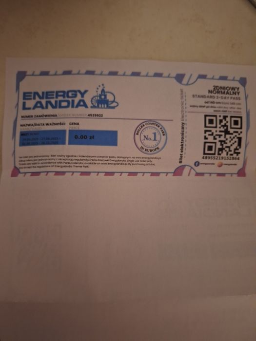 Bilety do Energylandii