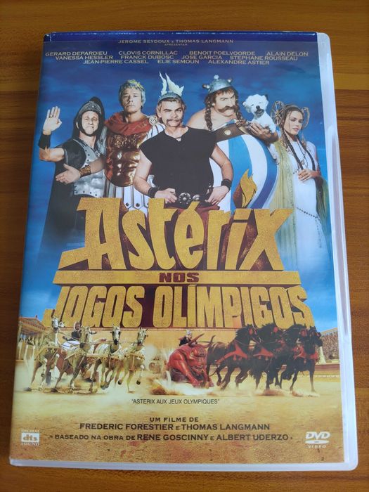 DVDs de filmes franceses, alguns DVDs são mesmo franceses.