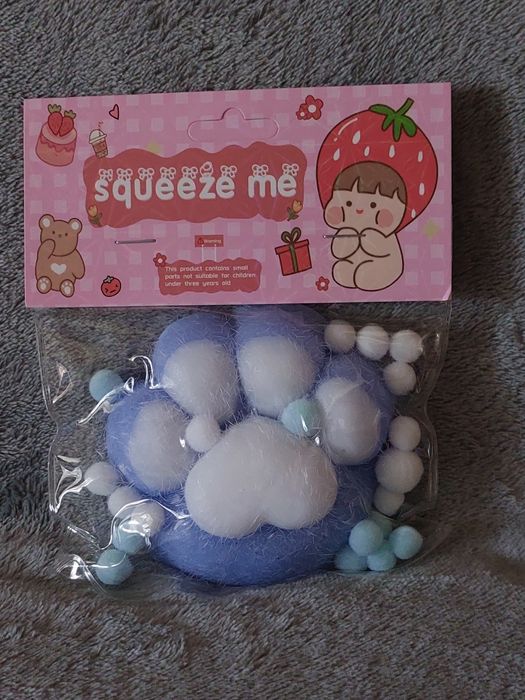 Іграшка-антистрес, лапка котика, таба лапка, сквіш