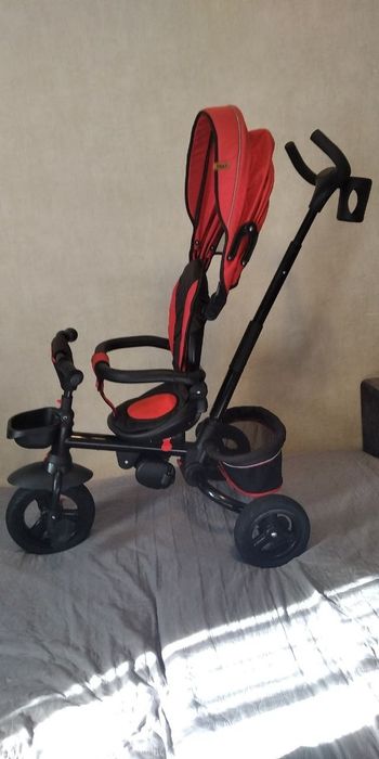 Дитячий триколісний велосипед Tilly Flip T-390 Red складний
