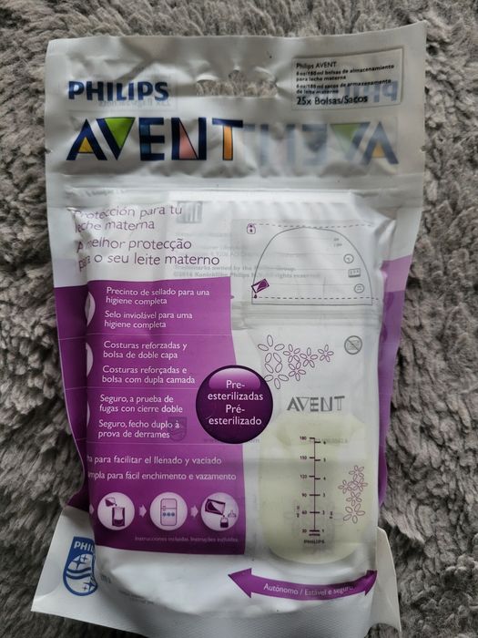 Avent woreczki do pokarmu 180ml 25szt