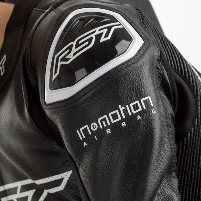 fato de pele rst race dept v4.1 airbag. ref 102550blk