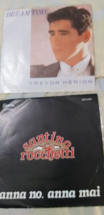 8 Discos Vinil singles anos 80