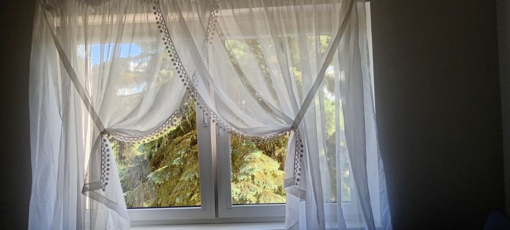 Firanka biała ,sprzedam.