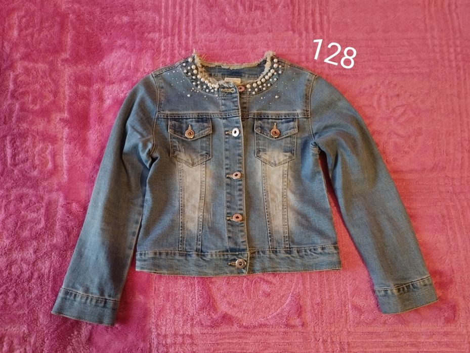 Kurtka jeansowa 128