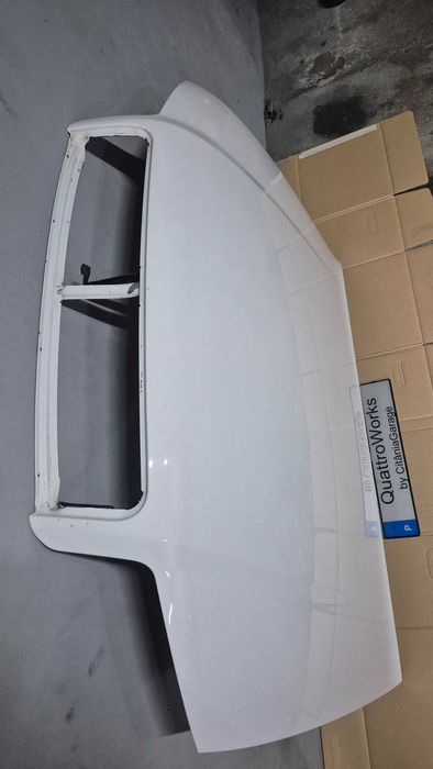 Capô Audi A4 B6 8E 2000 a 2004 original branco excelente estado