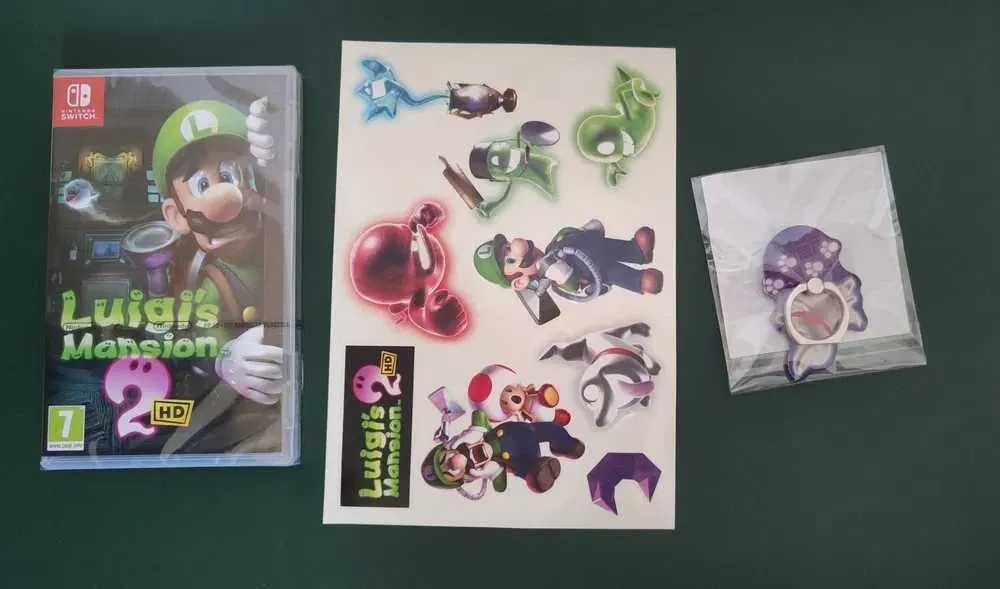 Nowa w folii gra Luigi's Mansion 2 HD Nintendo Switch + bonusy dodatki