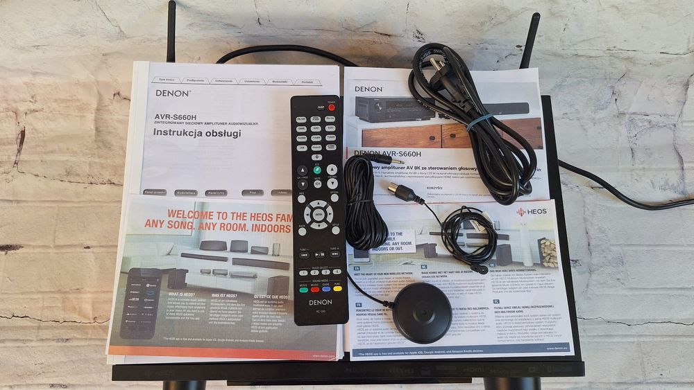 5.2 Denon AVR-S660 8K  Wifi Bt Dolby Vision eARC Net HEOS