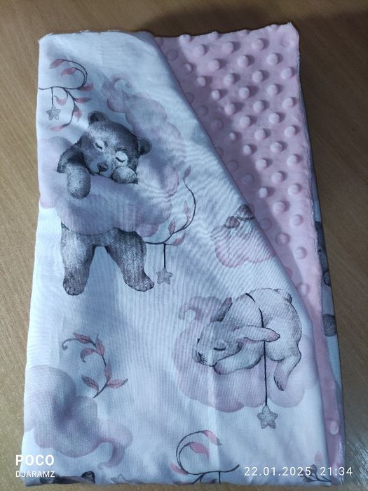 Плед плюшевий 100×80 см.