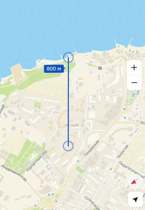 Аркадия! 800 метров до моря! 1к квартира в рассрочку на 51 месяц