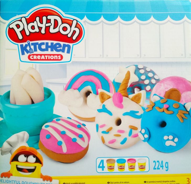 Набір для ліплення Play-Doh Яскраві Пончики  Е3344