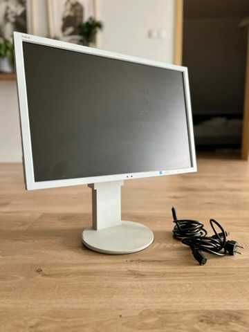 Monitor NEC MultiSync EA243WM 24” 1920x1200 HDMI DP DVI VGA USB biały