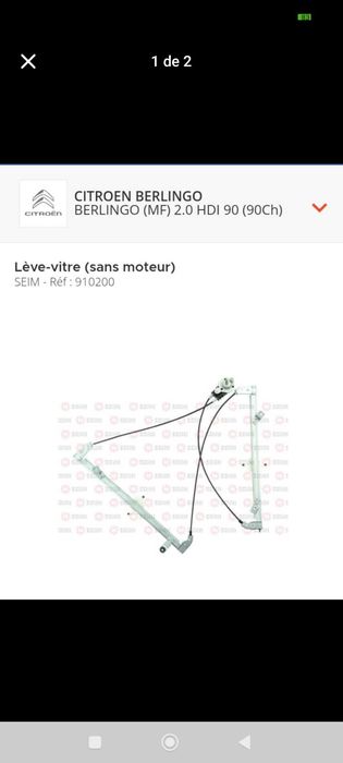 Elevador de vidro Berlingo