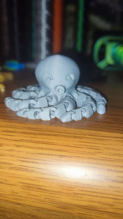 Ośmiornica zabawka z drukarki 3d nowe nie używane asmr viral