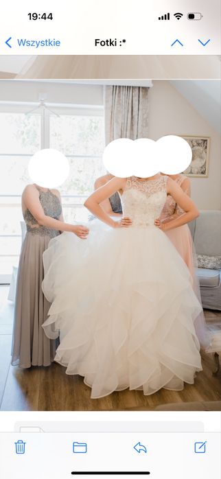 Suknia ślubna Justin Alexander 9847 ivory roz. 36/38