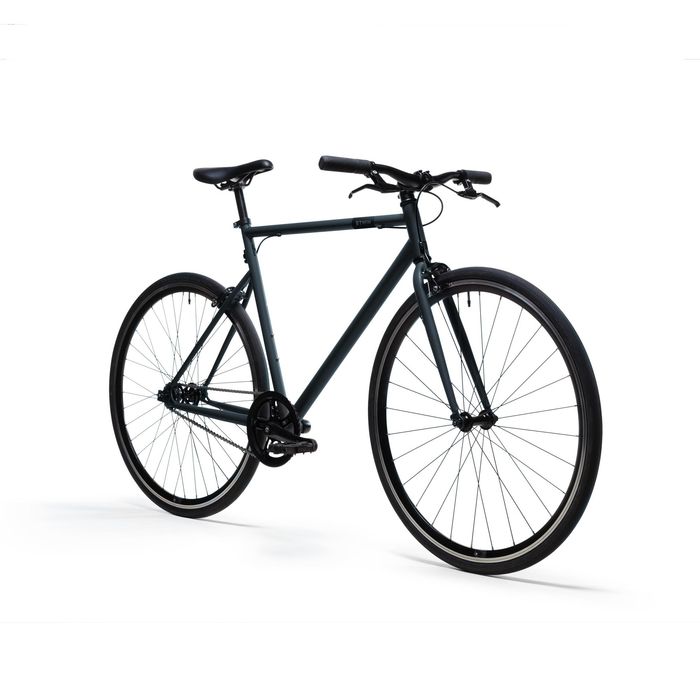 Bicicleta de cidade Single Speed 500 cinzento carbono