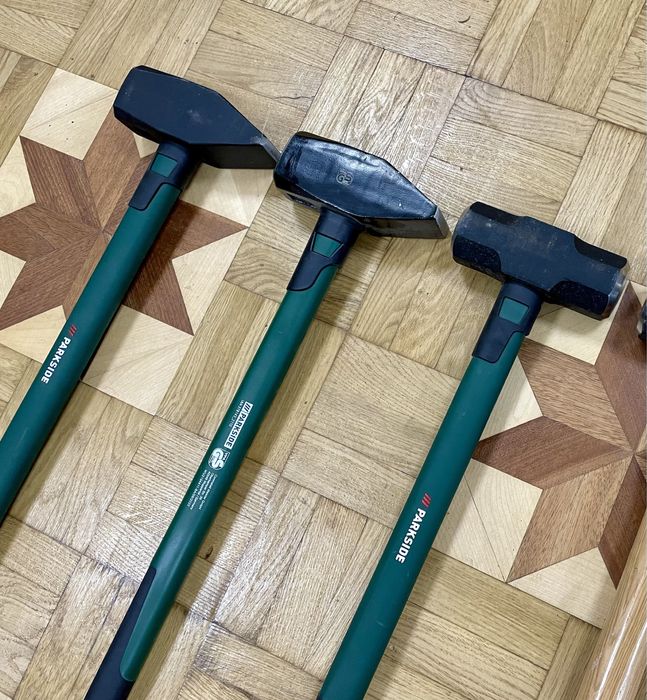 Кувалда молот 4кг (ручка 78см и 83см) PARKSIDE