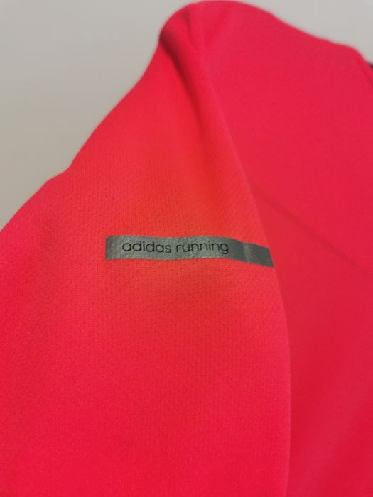 Adidas bluzka długi rękaw logowana sportowa damska M/L