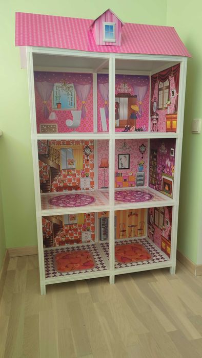 Ляльковий будиночок Infanta Villa висотою 136 см + ляльки та меблі