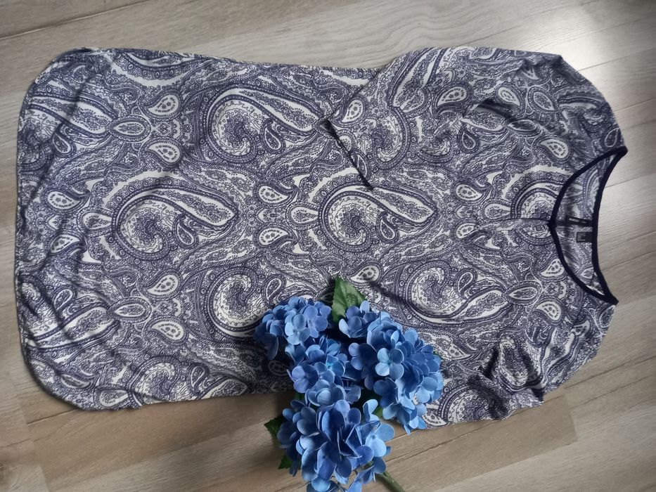 Sukienka Tunika Mango Suit roz S 36 boho etno rękaw 3/4