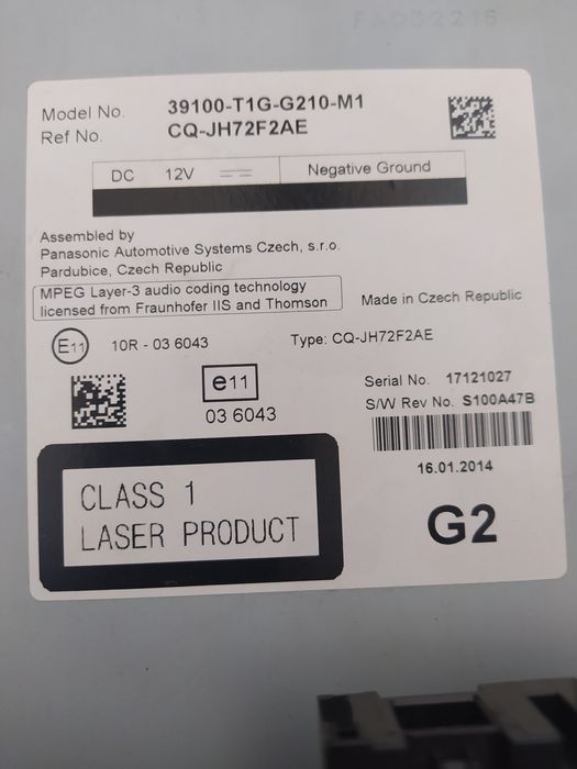 Автомагнітола HONDA CR-V