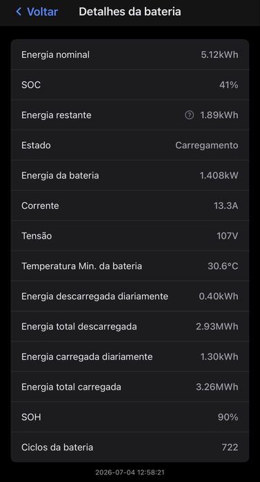 2 Baterias Fox ESS HV2600 (5,2kWh)