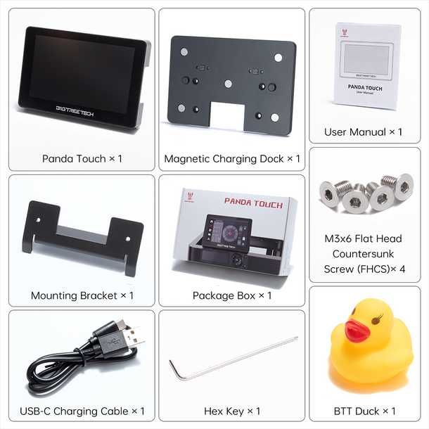 BIGTREETECH Panda Touch 5-дюймовий дисплей Wi-Fi для всіх Bambu Lab