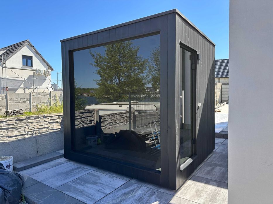 Sauna ogrodowa sauna zewnętrzna 255cm x 240