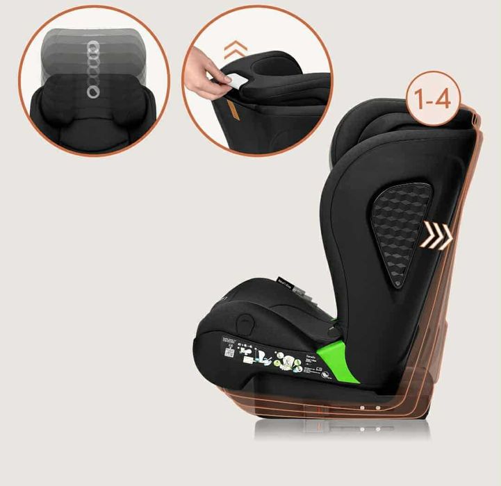 Fotelik samochodowy 15-36 ISOFIX i-Size 100-150 cm LIONELO NEAL