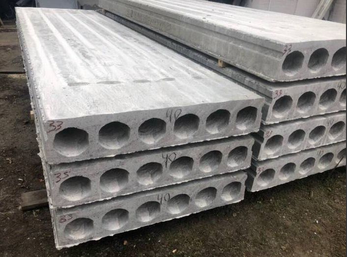 Плити перекриття панелі бетонні плиты 60-12 Фундаментні блоки