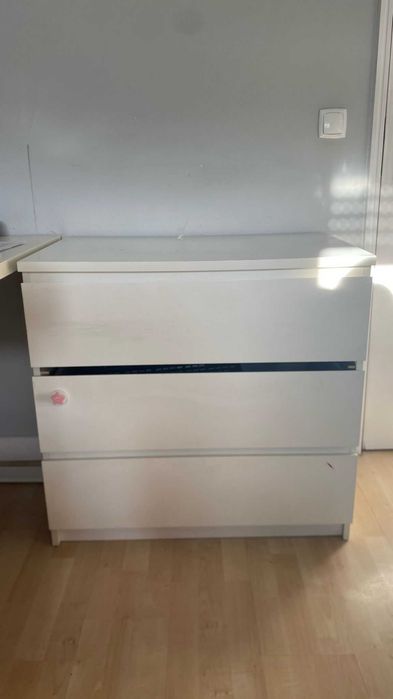 Comoda MALM Branca usada
