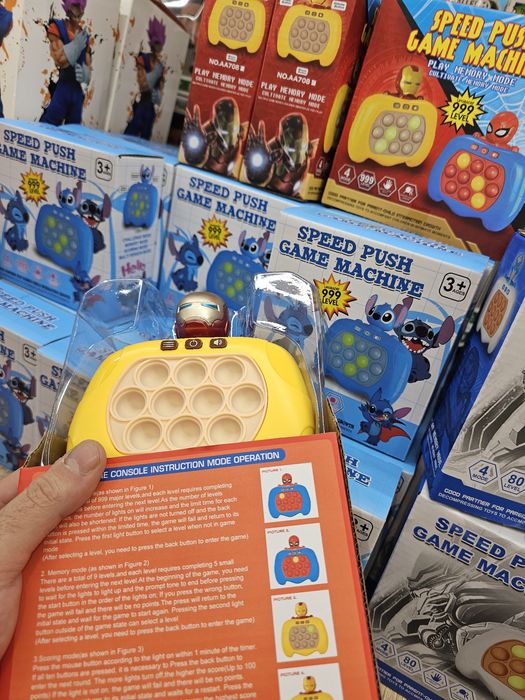 Pop it eletrônico stitch/ Pikachu/ hello kitty/ disney