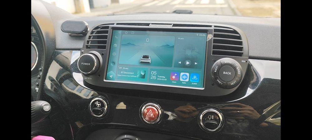 Rádio Android Fiat 500
