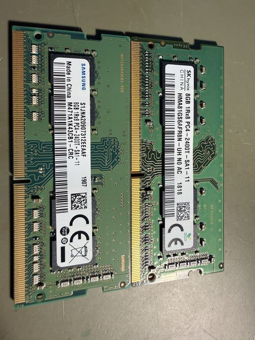 Pamięć 8GB DDR4 2400T Sodimm Hynix/Smasung