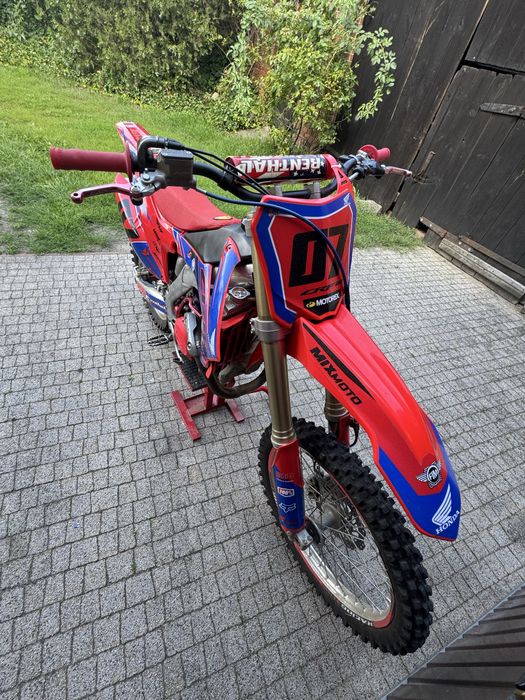 Honda crf 450 po kapitalnym remoncie przebieg 9 motogodzin