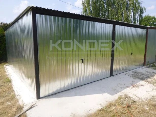 Garaż blaszany 3x5 m Blaszak ocynkowany Garaże blaszane na wymiar PRODUCENT