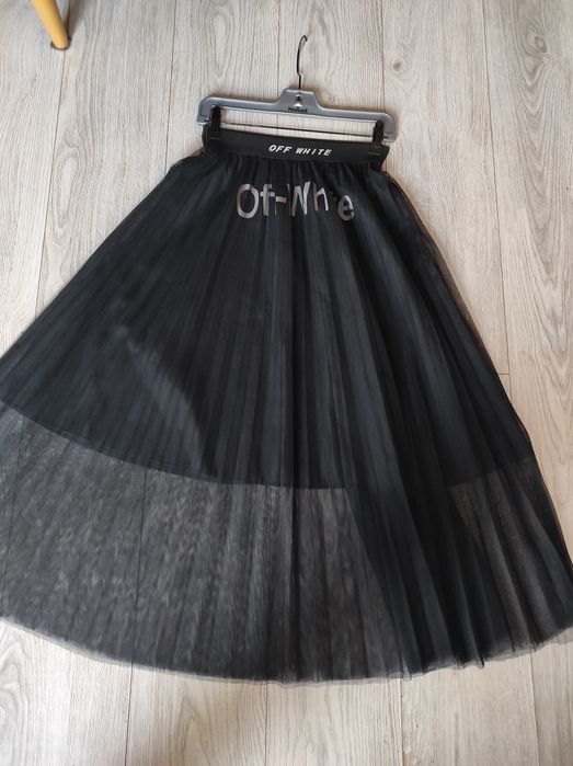 Spódnica maxi czarna tiulowa XS/34