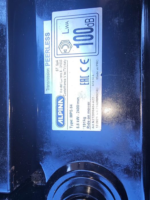 Kosiarka traktorek STIGA /ALPINA STAN BDB